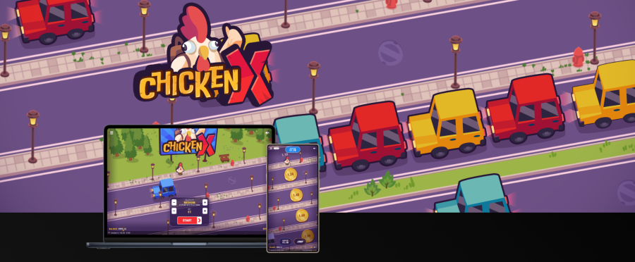 Official promo image for Million Games title Chicken X / Million Games commences application process to gain licenses in UK, Sweden, and Malta.