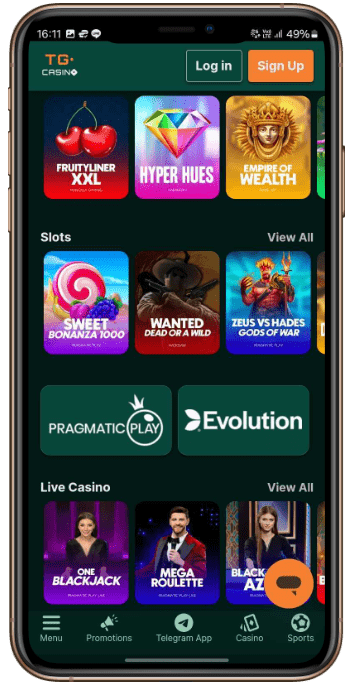 TG.Casino Best BC.Game Alterantive for Slots
