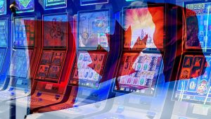 slot machines with canada flag overlayed