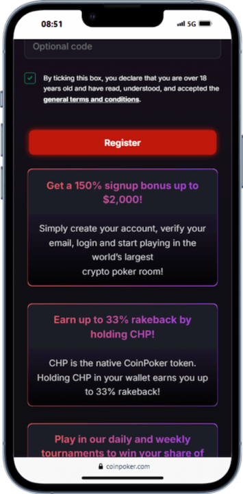 Coinpoker Rakeback Step 3