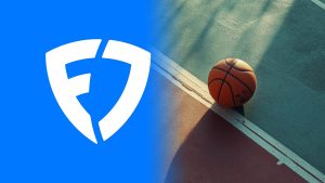 fanduel march madness new features. Image of FanDuel logo next to basketball