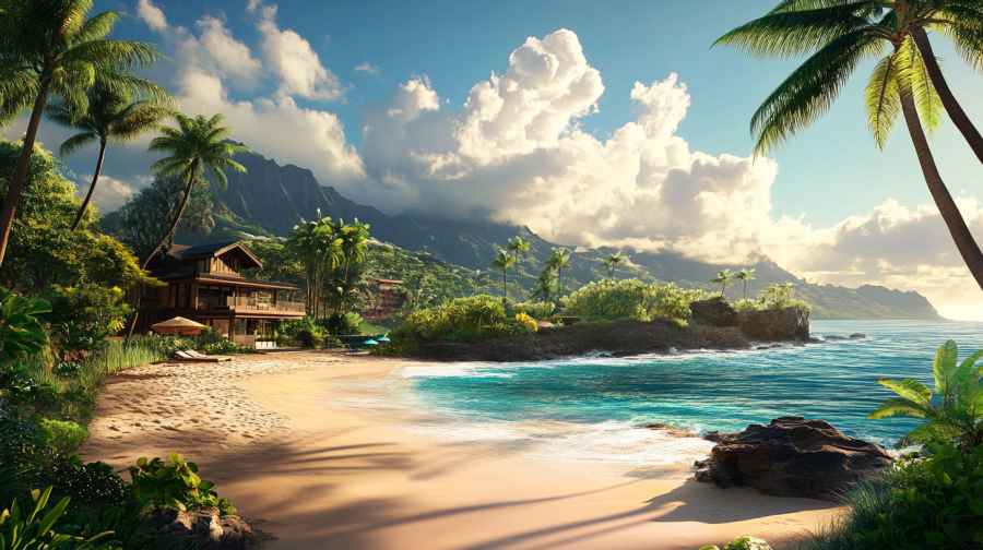 AI image to represent Hawaii / Hawaii moves a step closer to legalizing sports betting with House approval.