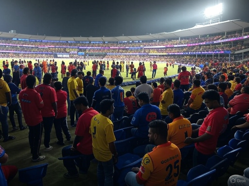 AI powered image to depict an IPL stadium scene during a live game in India / With the new season of the Indian Premier League (IPL) now underway, the analytics platform Blask has detailed its significant early impact on the iGaming industry. 