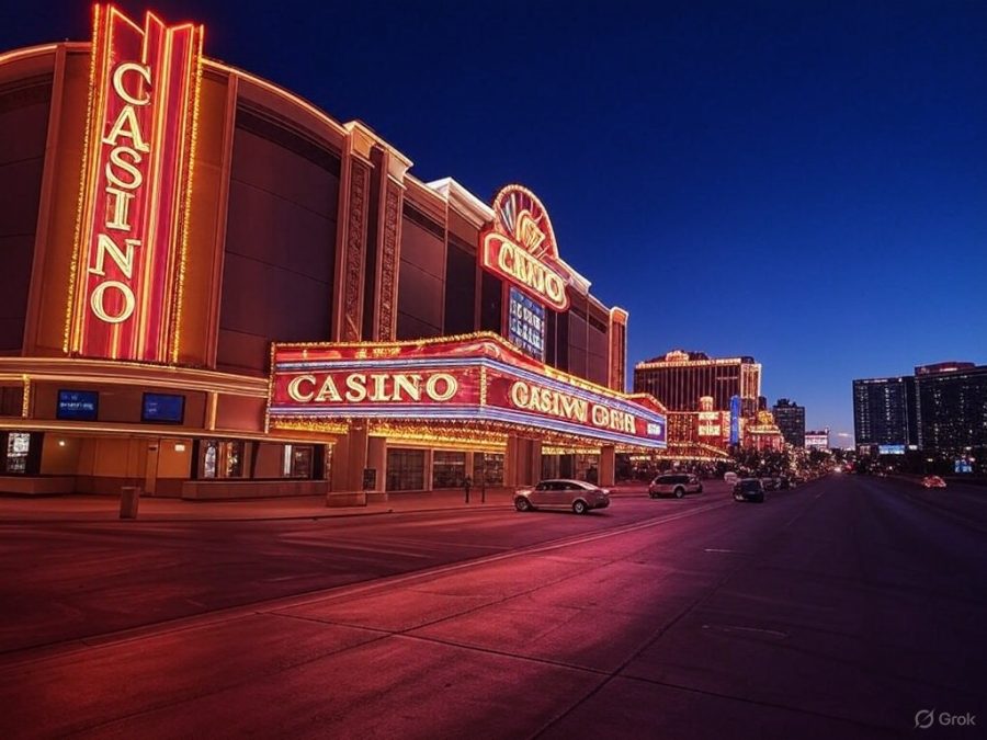 AI image to represent a casino complex in Las Vegas, Nevada / Resorts World agrees to $10.5m settlement with Nevada regulator.