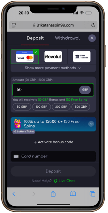 Make Your First Deposit