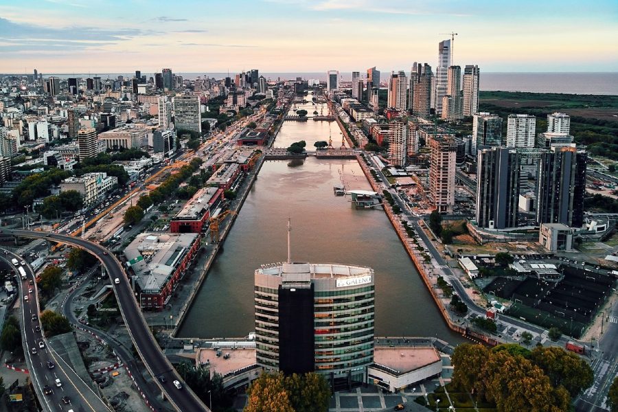 Skyline view of Buenos Aires