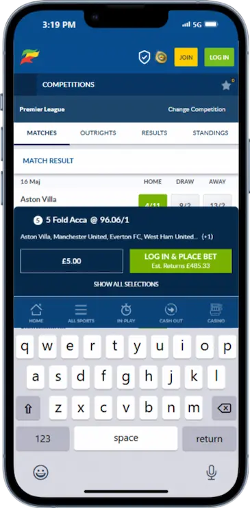 Premier League Football Accumulator Bet