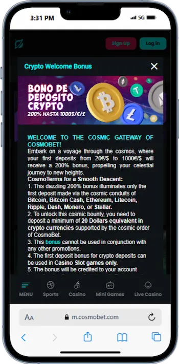Cosmobet Review