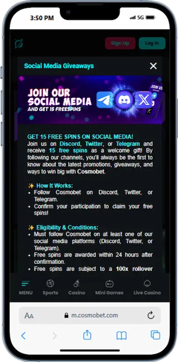 Cosmobet Review