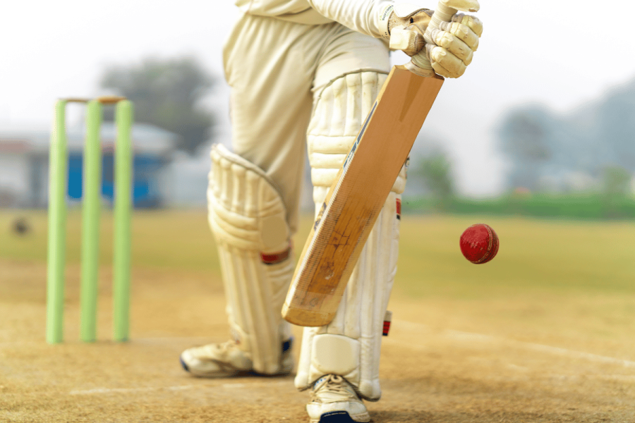 ECB unveils new gambling code to safeguard cricket's integrity. Player's legs as they play cricket