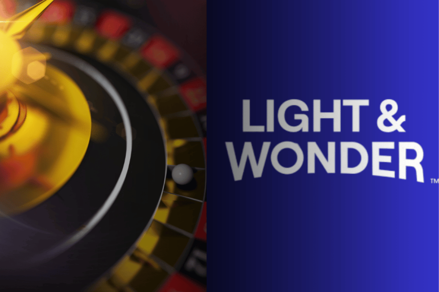 Evolution escalates legal fight over Light & Wonder’s new roulette game. Light & Wonder logo next to image of roulette