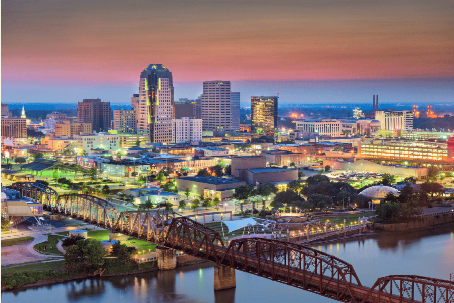 Louisiana targets sweepstakes gambling with new legislative crackdown. Cityscape of Louisiana