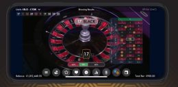 LuckStreak branded roulette casino game