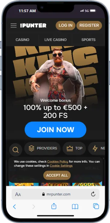 How To Register On MrPunter Step1
