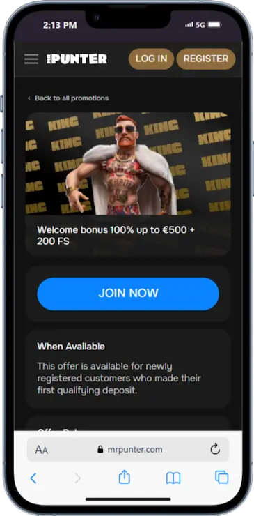 MrPunter Mobile Betting App