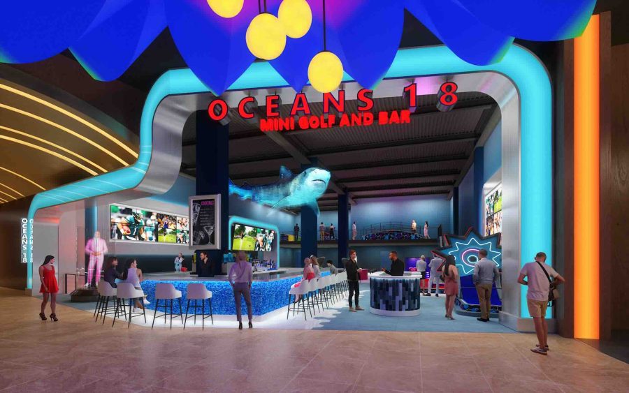 Ocean Casino Resort rendering of new investment, shows a bar.