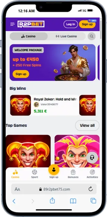 R2PBet Casino Review 