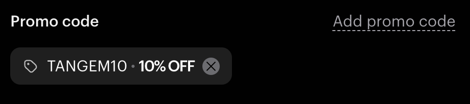Tangem promo code