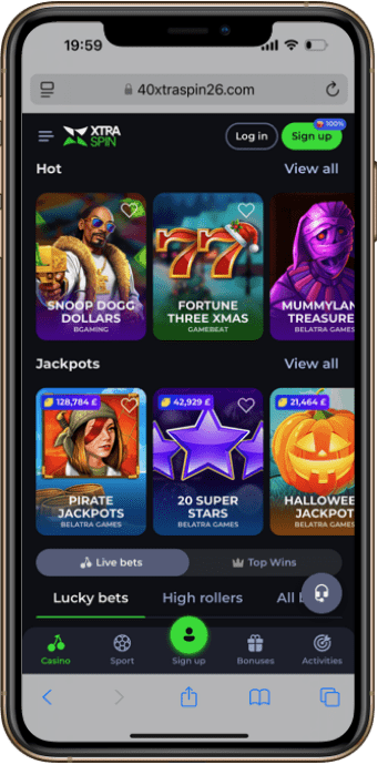 Visit XtraSpin Casino
