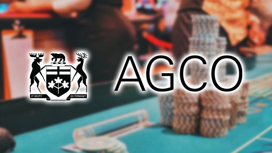 agco logo over table