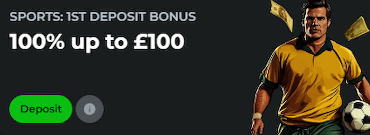 JackpotRaider Sports Bonus 1st Deposit