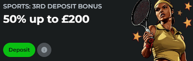 JackpotRaider Sports Bonus 3rd Deposit