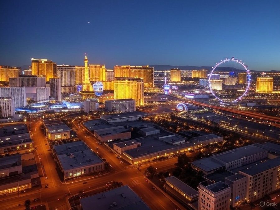 AI image to represent Las Vegas, Nevada skyline / The Nevada Senate has given its full backing to new legislation aimed at seizing the proceeds of illicit gambling. 
