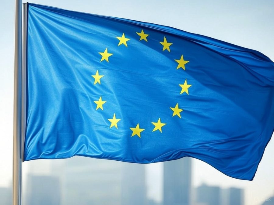 AI image to depict the EU flag / The European Court of Justice (ECJ) has opened proceedings on a German player loss case on Wednesday (April 9) in a legal wrangle that could have massive ramifications for the gambling industry and bettors.