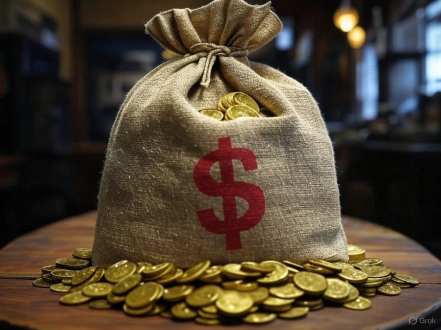 AI image of a money bag filled with gold coins to depict a refinancing deal / The Mohegan Tribal Gaming Authority has confirmed the issue of $1.2 billion in new secured notes as part of a wider strategy of refinancing. 