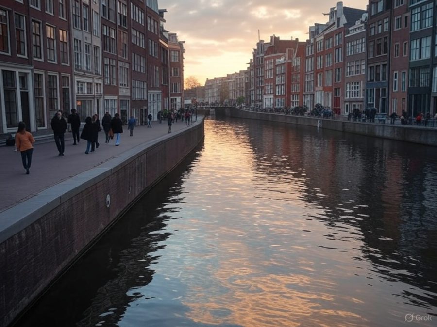 AI image to represent Amsterdam, the capital of the Netherlands / The Kansspelautoriteit (KSA) has issued a landmark €734,000 ($833,248) fine to an operator for failing to protect young adults from gambling harm and excessive losses. 