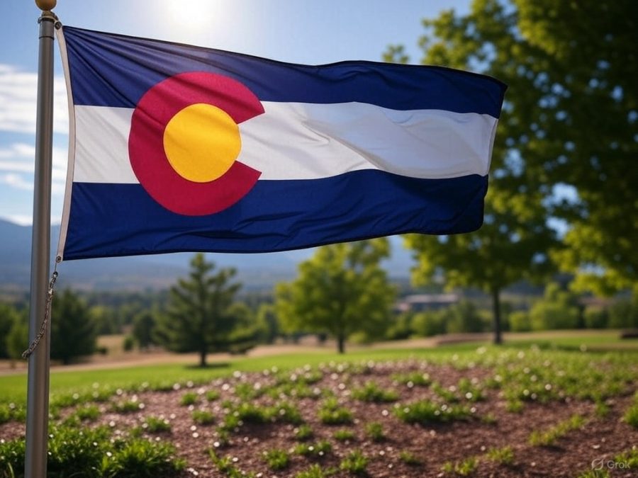AI image to depict the state flag flying in Colorado / Colorado’s House Finance Committee has given its approval to new legislation, House Bill 1311, aimed to increase tax revenue from free bets. 