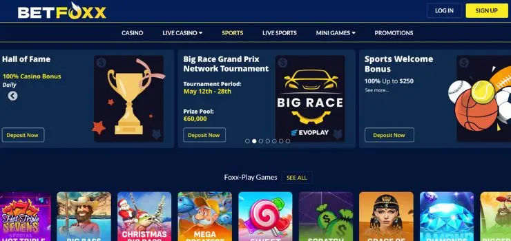 Review of BetFoxx Casino And Sportsbook