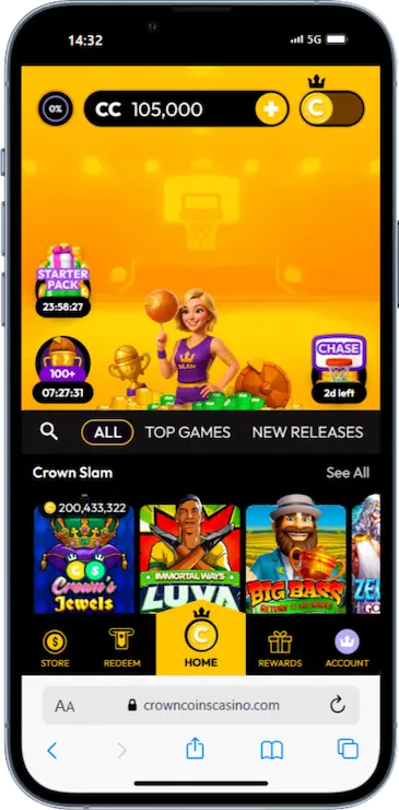 Crowncoin Social Sweepstakes Gaming