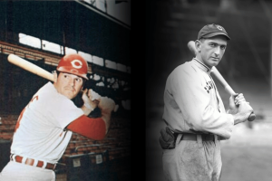 MLB reinstates Pete Rose and 'Shoeless' Joe Jackson after lifetime ban policy shift. Images of Pete Rose and Joe Jackson playing baseball.