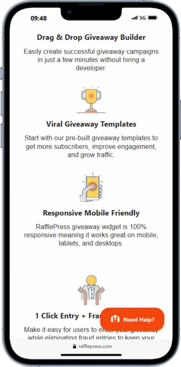 Rafflepress WordPress Plugin Website