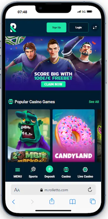 Mobile Gaming From Rolletto