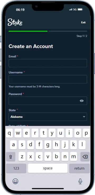 Step 2: Provide your details