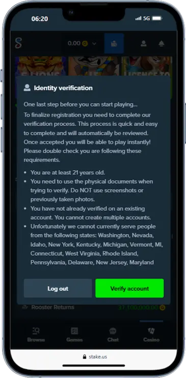 Step 3: Verify your identity