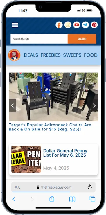 The Freebie Guy Website