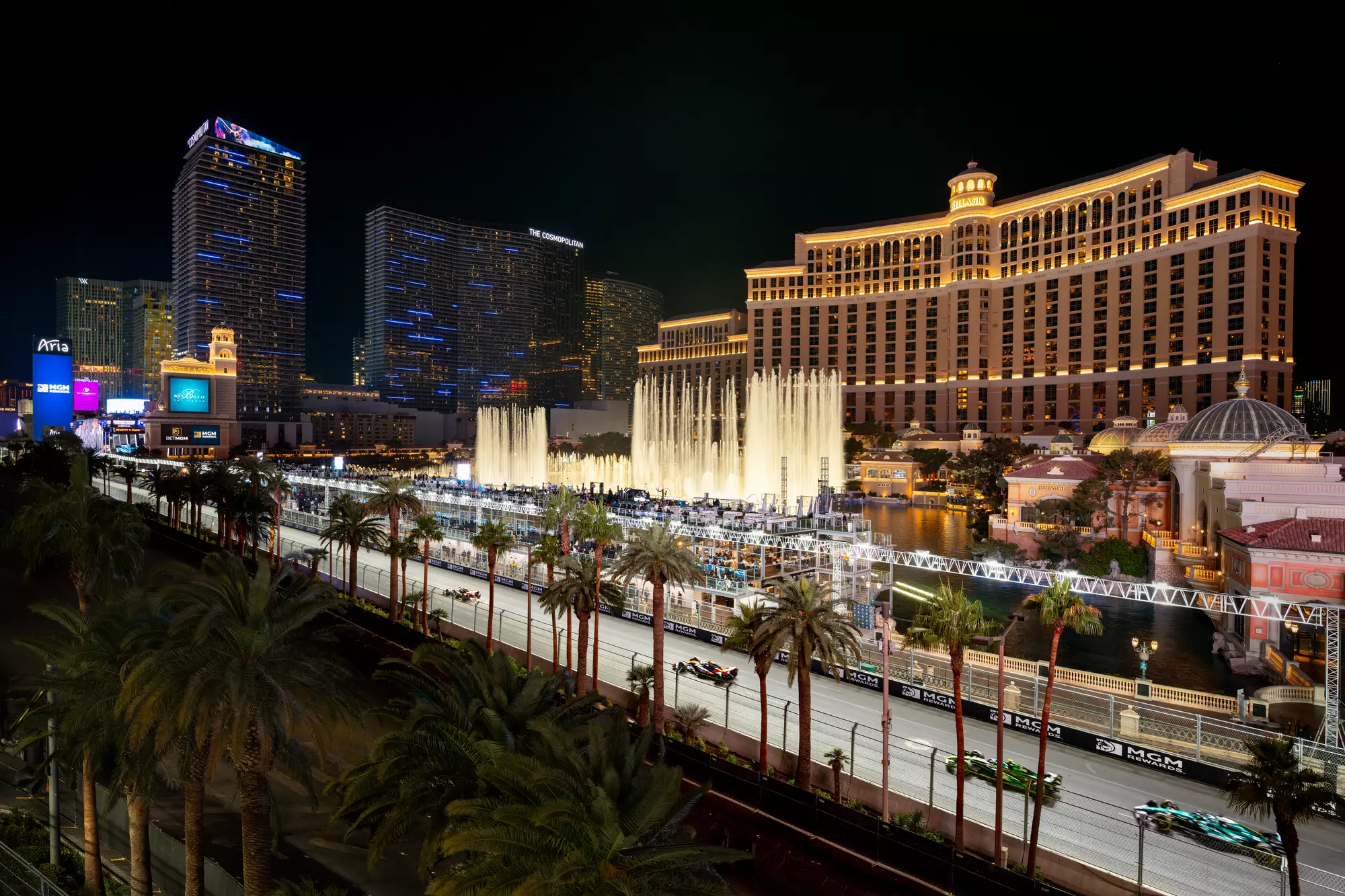 Official image of MGM Resorts International's Aria Casino and Resort, Las Vegas / MGM Resorts International could be in hot water with regulatory authorities after a screenshot filmed at one of its venues advertised an illicit offshore gambling site. 