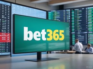 AI image to represent the online gambling giant, Bet365 / Bet365 is reportedly in early talks over a sale of the expansive gambling empire that could value the entity at £9 billion ($11.94b). 