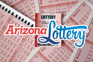 Arizona Lottery caps Fast Play buys to curb abuse. Arizona Lottery logo on top of red lottery tickets