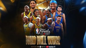 The NBA 2025 Playoff Finals advertisement