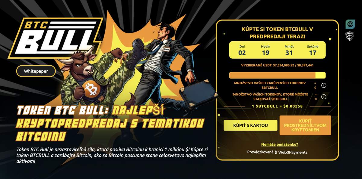 BTC bull najlepšie kryptomeny