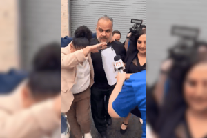 Sheriff Marcos Lopez freed after $1M bond posted, as authorities reveal $1.1M seized in raid. Former Osceola County Sheriff Marcos Lopez walks out surrounded by reporters and supporters after being released on bond, holding a document and flanked by individuals blocking cameras.