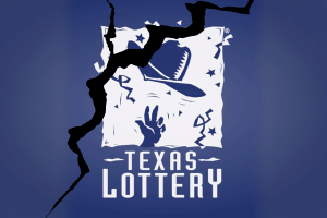 Texas Lottery scandal woman’s lawsuit exposes scheme that shut down $95M jackpot. Texas Lottery logo with a large black crack splitting through the image, symbolizing scandal or breakdown within the organization.