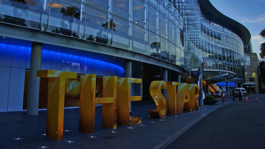 Outside image of Australia's Star Entertainment Sydney caisno on Sydney Darling Harbour.