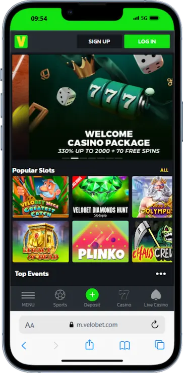 Step 1: Join VeloBet