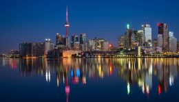 Toronto at night