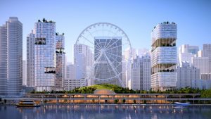 Official rendering of Freedom Plaza project, New York / The race for casino licenses in New York has taken a twist, with three up for grabs at present.
